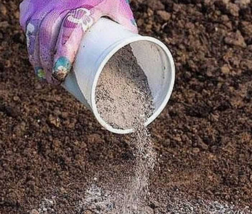 Внесение минерального удобрения