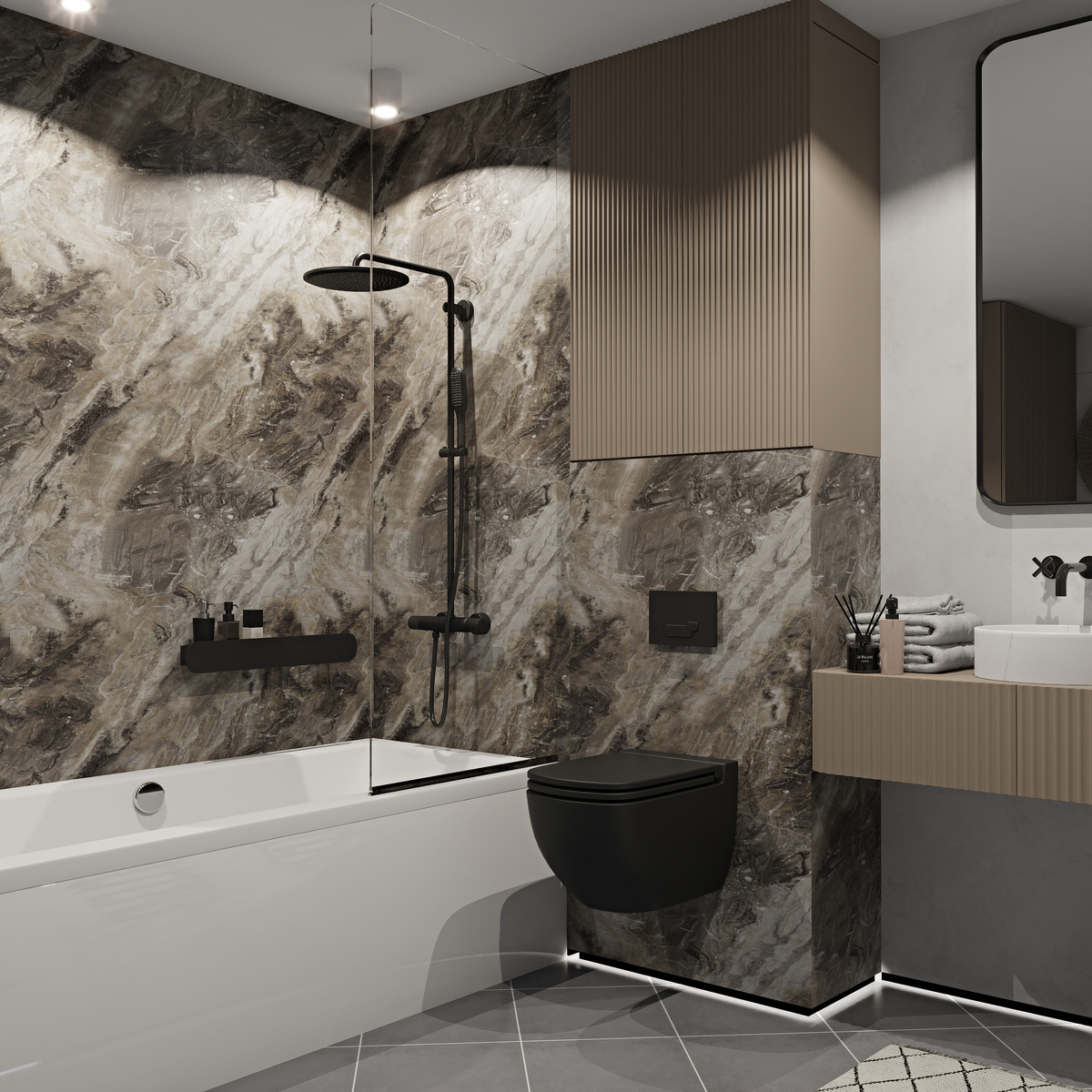 Дизайн проект ванной