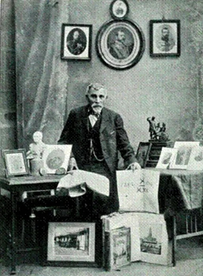 Букинист Афанасий Афанасьевич Астапов (1840-1917). Изд. Л.Э. Бухгейм, 1912. фото c сайта www.litfund.ru