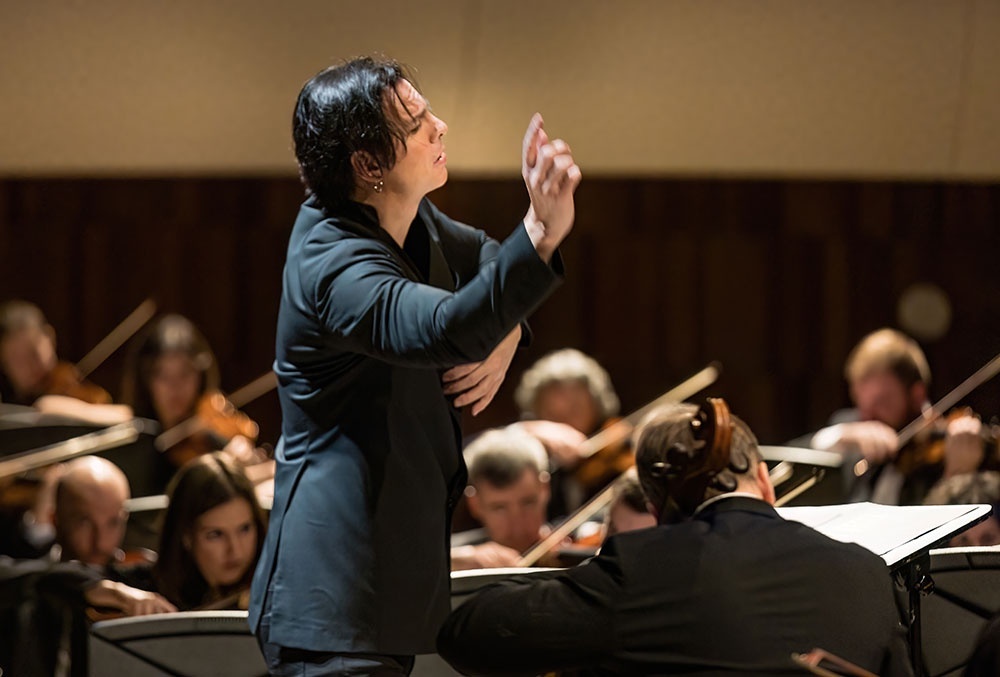 Концерт оркестра musicAeterna, дирижер - Теодор Курентзис, солистка - Ольга Волкова