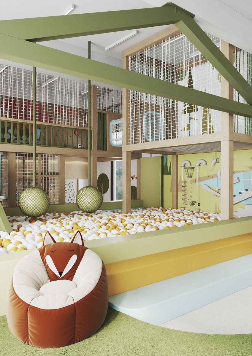 Детский клуб в отеле Вертикаль в Архызе от kids.artpeople.ru