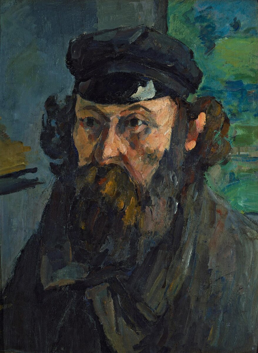 Автопортрет в каскетке, ок. 1873