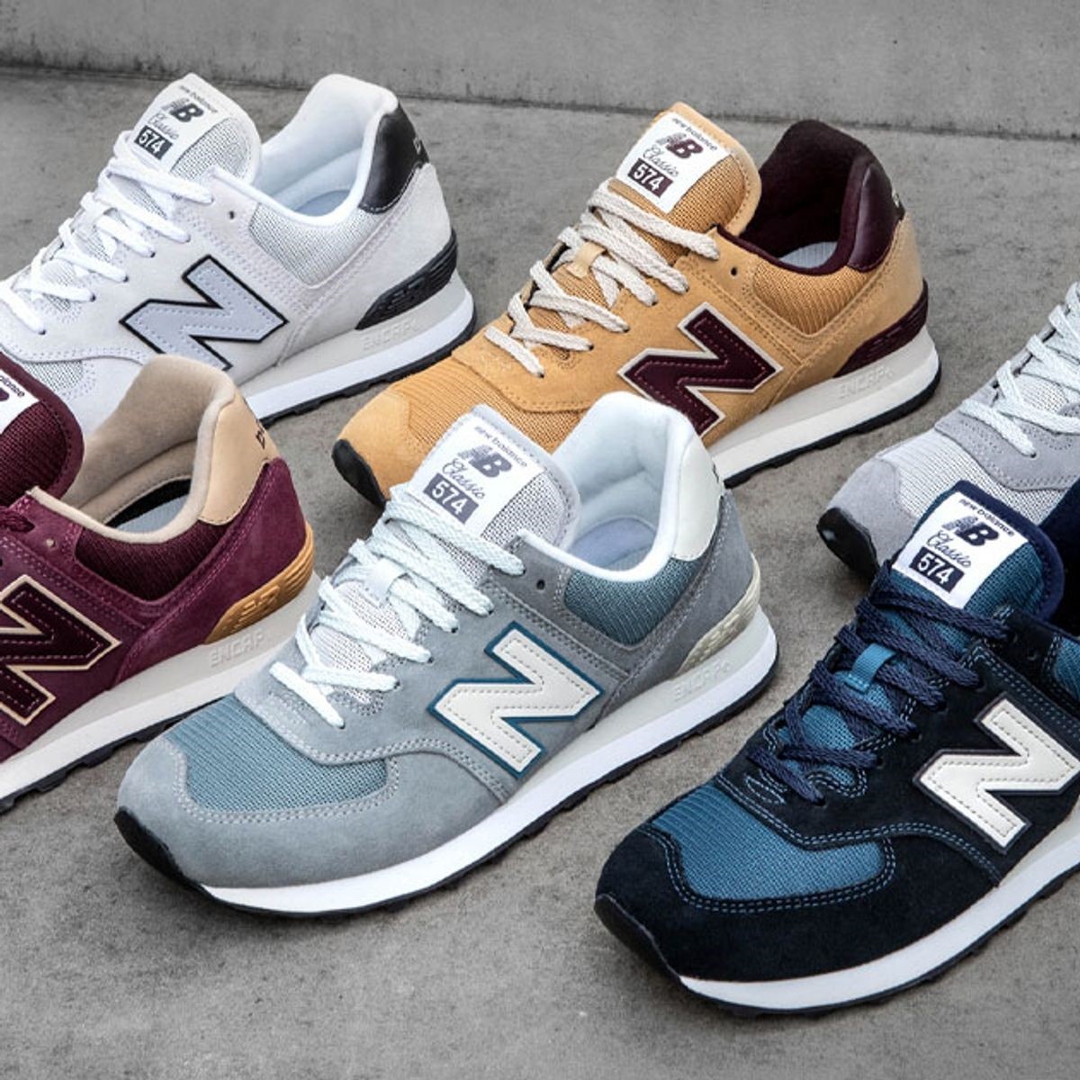 Варианты расцветок New Balance 574
