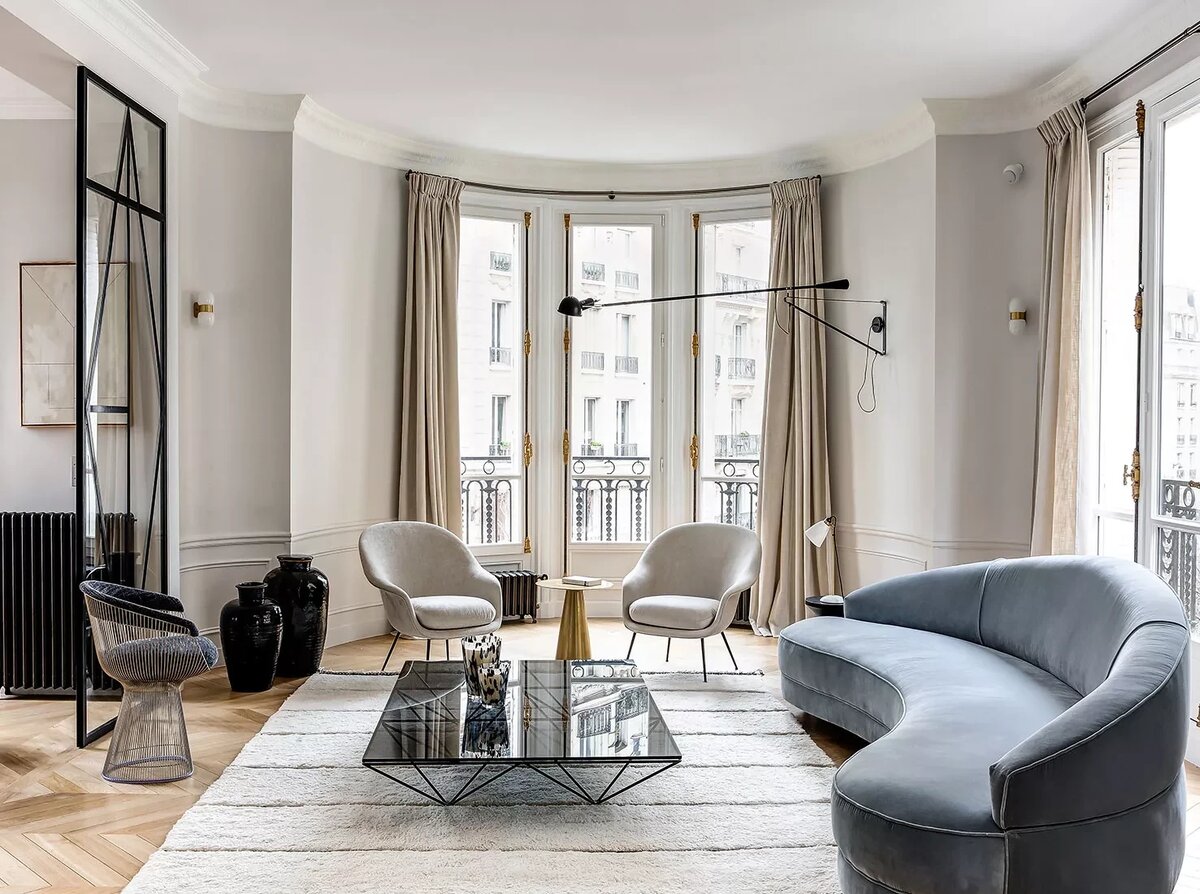 Квартира в Париже, автор проекта: дизайнер Caroline Andréoni (фото из материалов журнала ИНТЕРЬЕР+ДИЗАЙН)