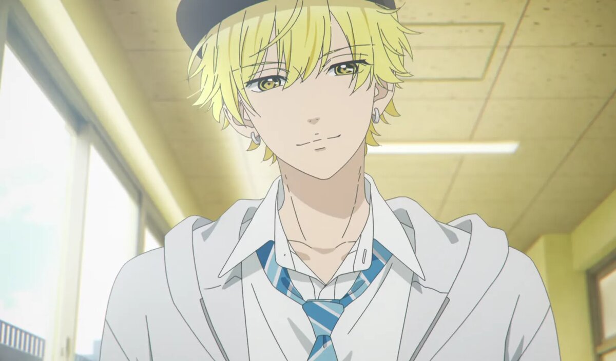 Кадр из аниме «Сладкий лимонад»   📷