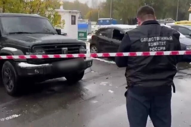    Место взрыва. Фото: кадр видео