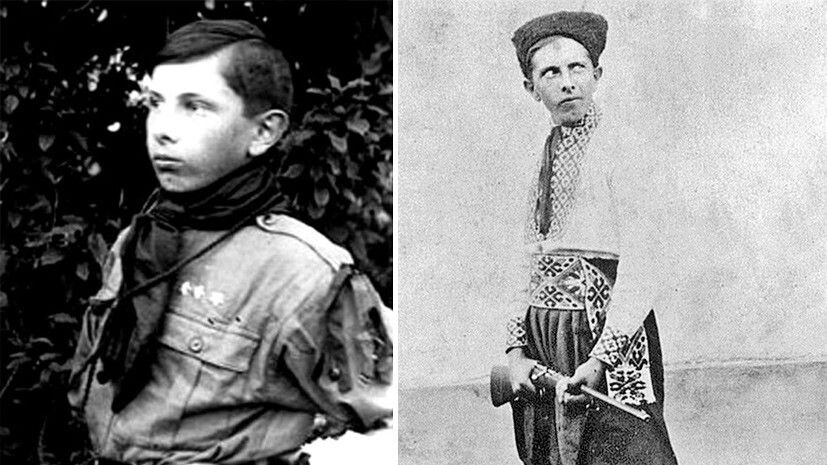    Юный Степан. 1923 (слева) и 1930 (справа)