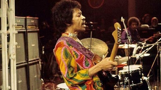 Фрагмент великолепного концерта! The Jimi Hendrix Experience – 1970 – Wild Blue Angel (Live at the Isle of Wight, 31.08.1970).