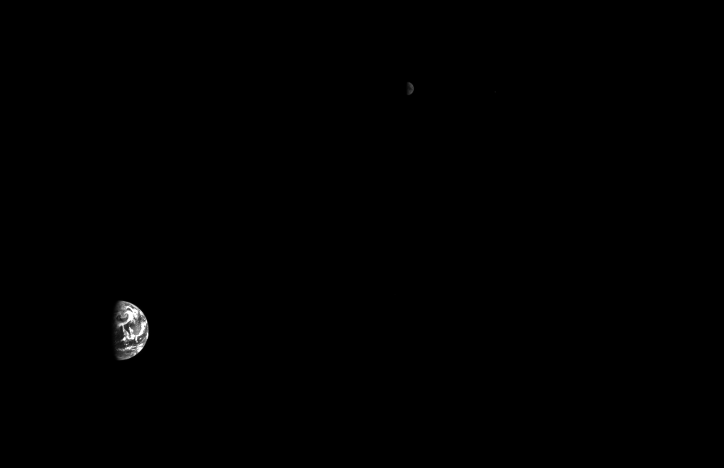 Снимок, полученный при помощи прибора AFC с расстояния 1,6 млн км. Credit: ESA. 