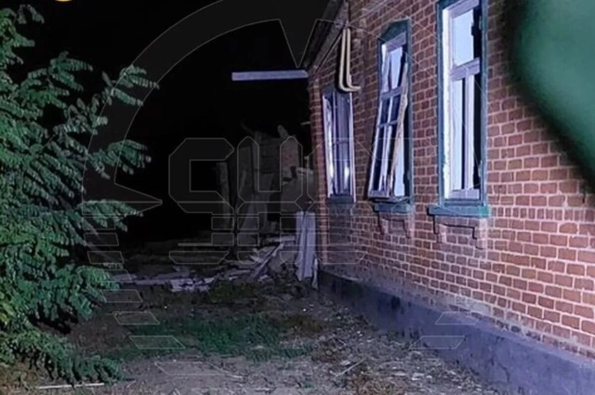    Беспилотник ВСУ повредил жилой дом в станице Марьянской Краснодарского края