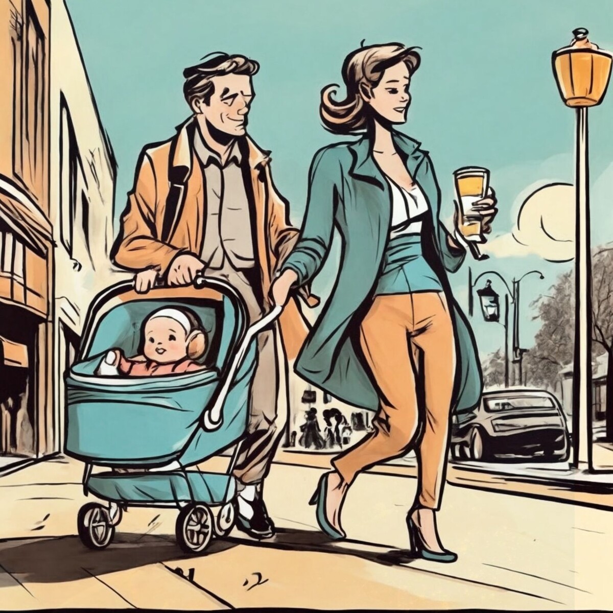 Совместная прогулка - прекрасное время для всей семьи!