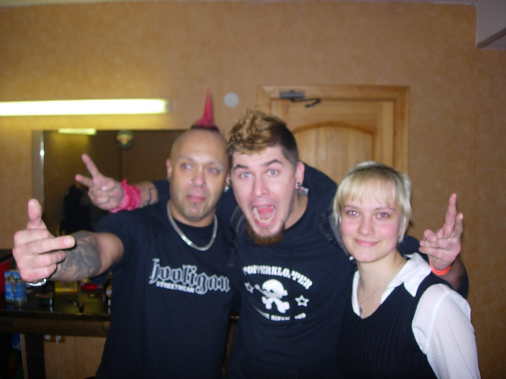 Концерт Mausoleum c The Exploited и FPG. 2007 год