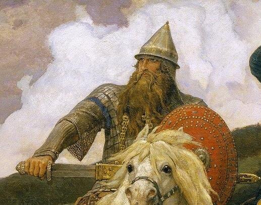 В. Васнецов. Богатыри. Фрагмент