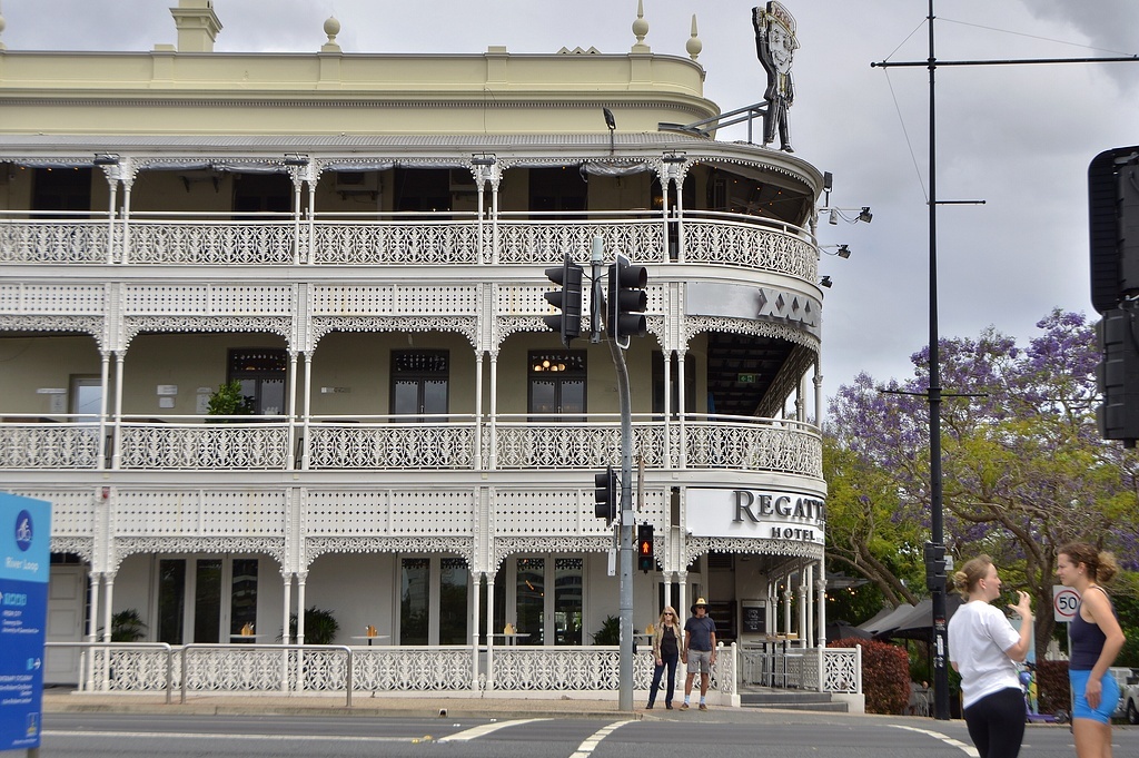 Отель Регатта, Тувонг, Брисбен, Квинсленд, Австралия, фото (и последующие) - из домашнего архива 