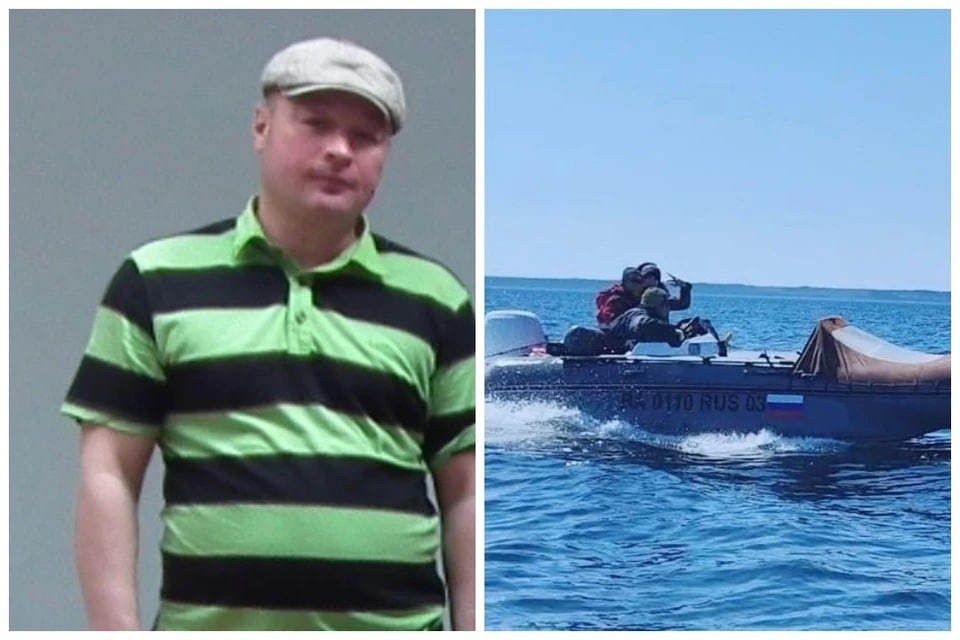 Михаил Пичугин и лодка на которой они плавали.  фото: картинки яндекса.