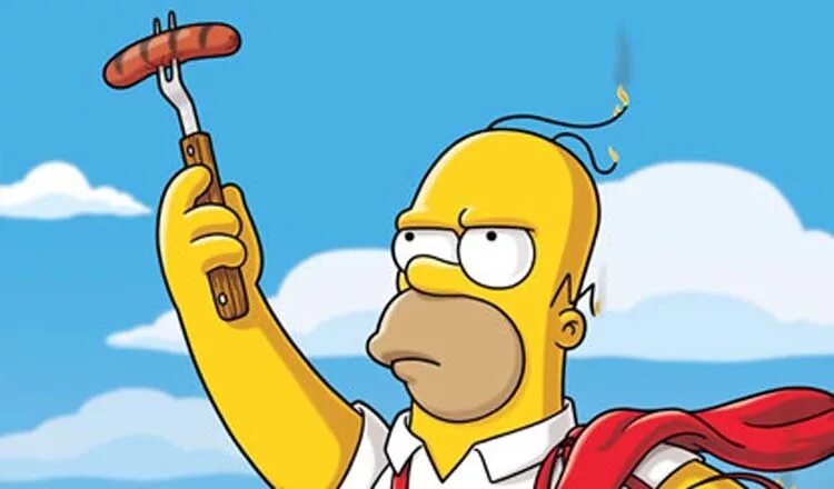 Бог и Иисус — единственные персонажи Симпсонов, у которых по пять пальцев.