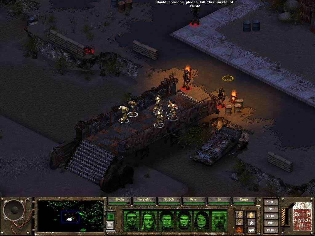    Кадр из Fallout Tactics