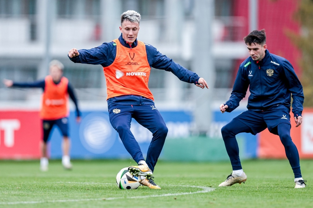 Александр Головин во время сбора в октябре