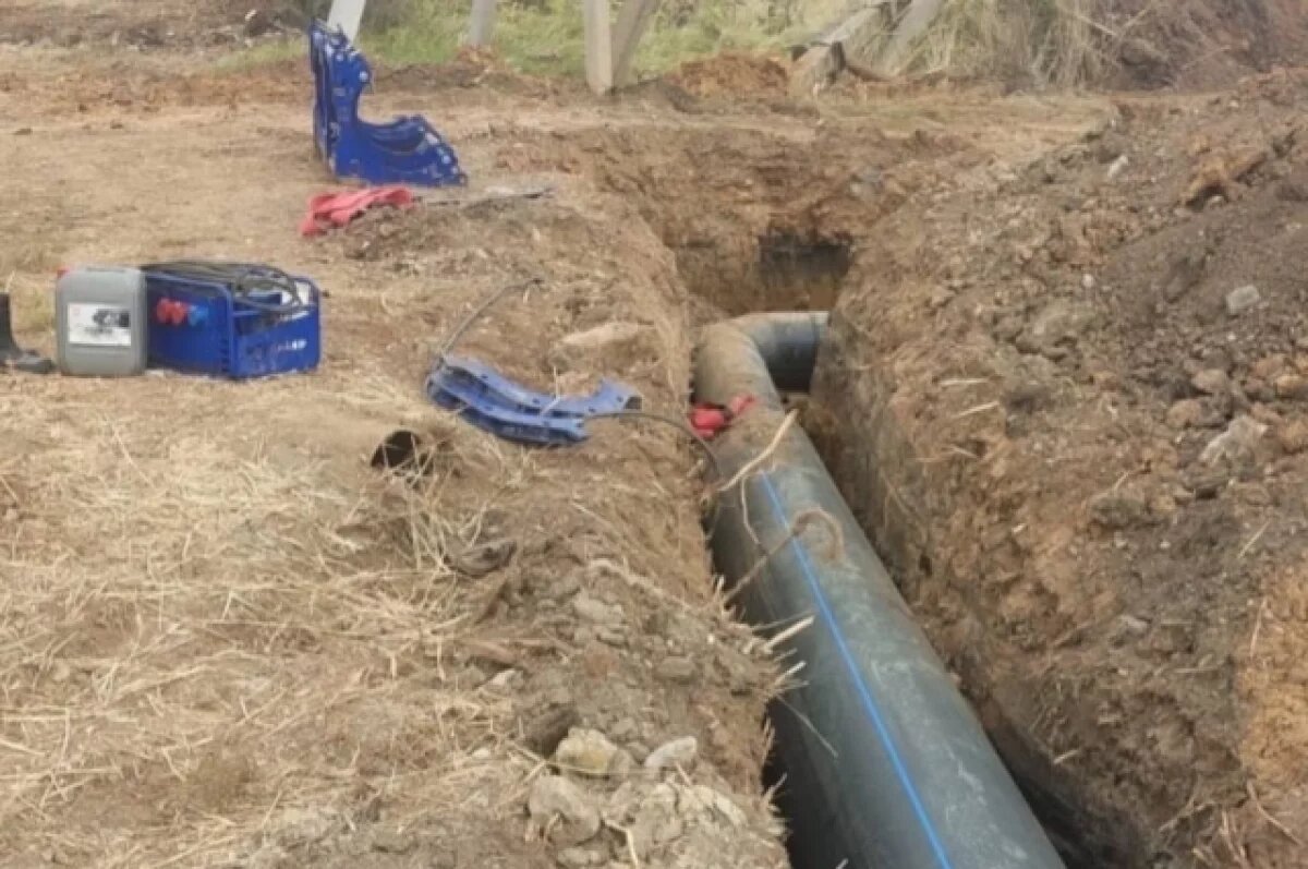    В Ясненском районе заменили изношенный на 90% участок водопровода