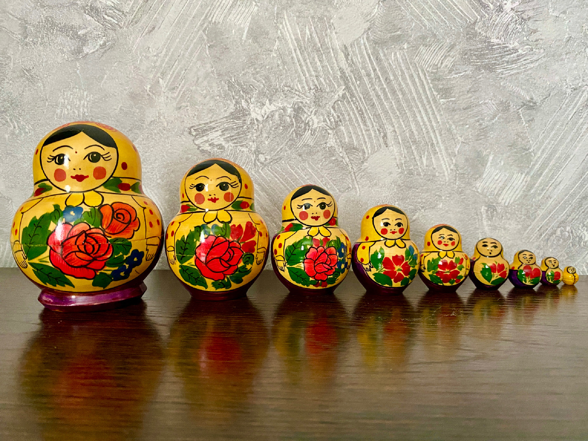 Матрешки из моего личного архива. Храню их уже почти 13 лет. 