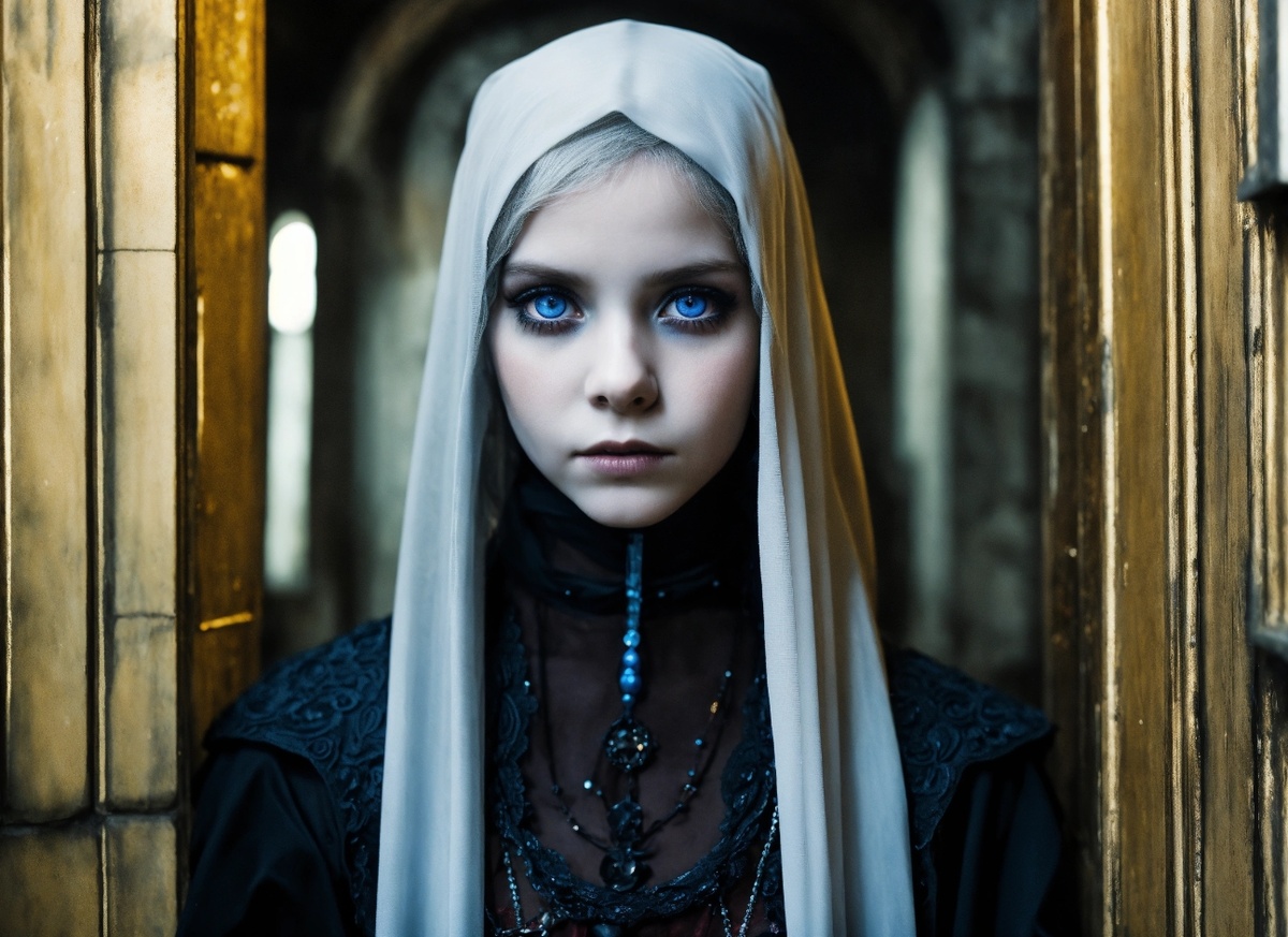 Молитва за других, боль, мука и спасенье... молитва вновь, ведь столько душ невинных, кто пострадал от чёрных... отлучённых... Изображение от ИИ Lexica