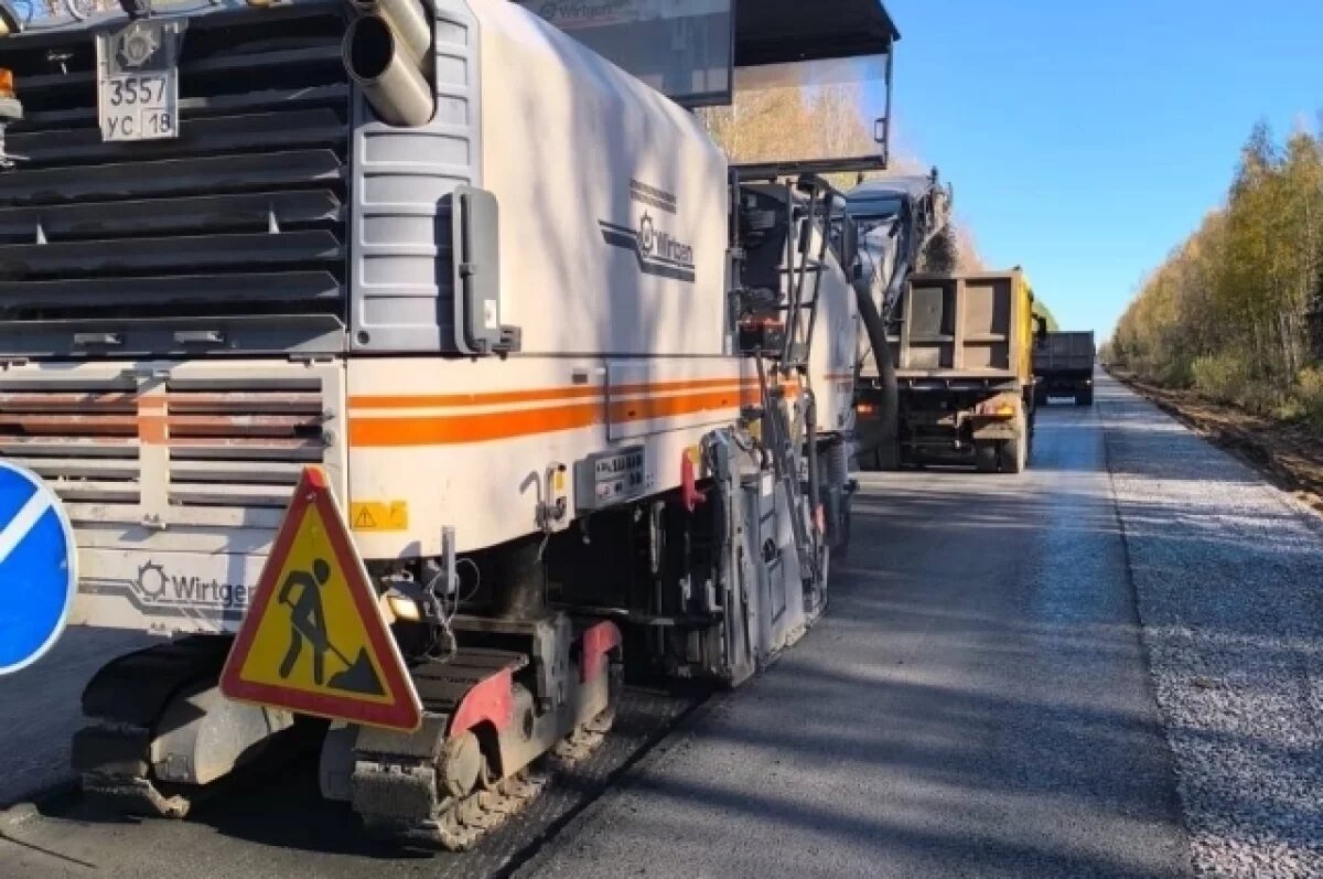    Асфальт на ремонтируемой трассе Ижевск — Воткинск не прошёл проверку