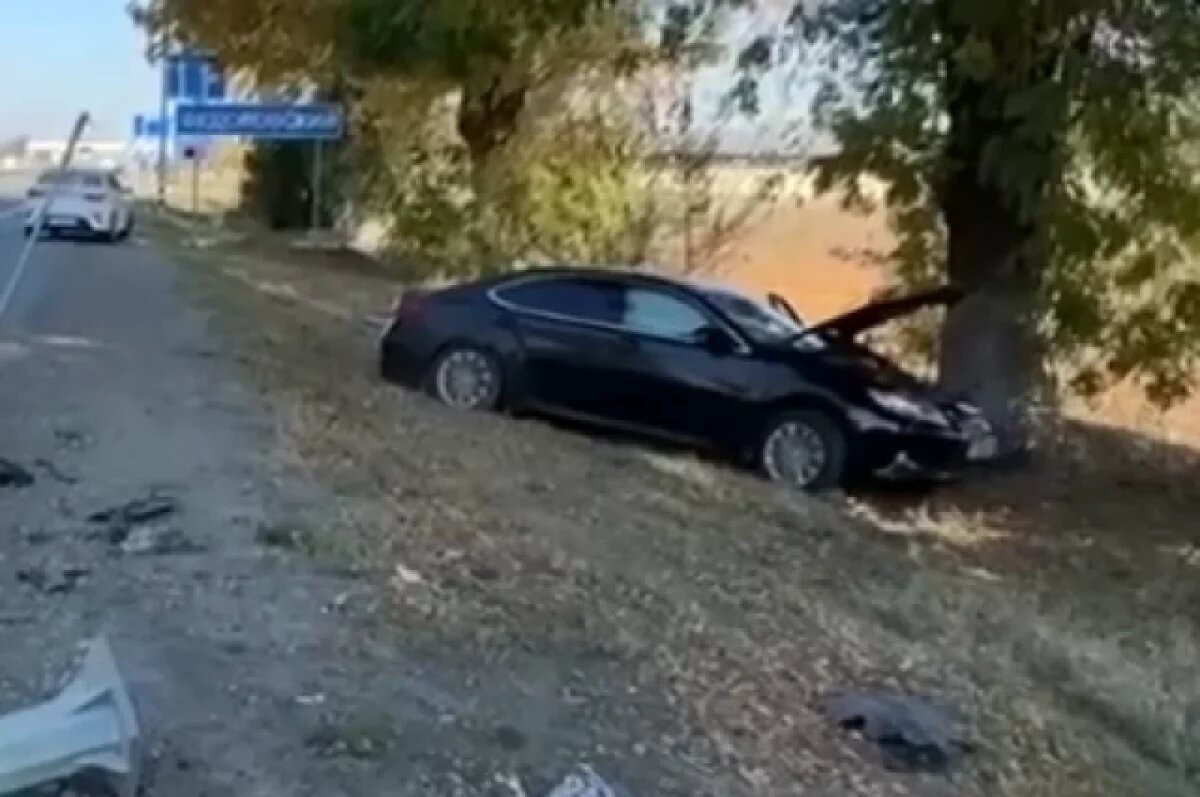    На Кубани водителю иномарки стало плохо за рулем, он съехал в кювет и погиб