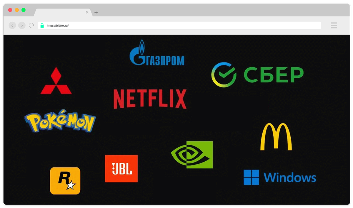 Примеры цветов и логотипов