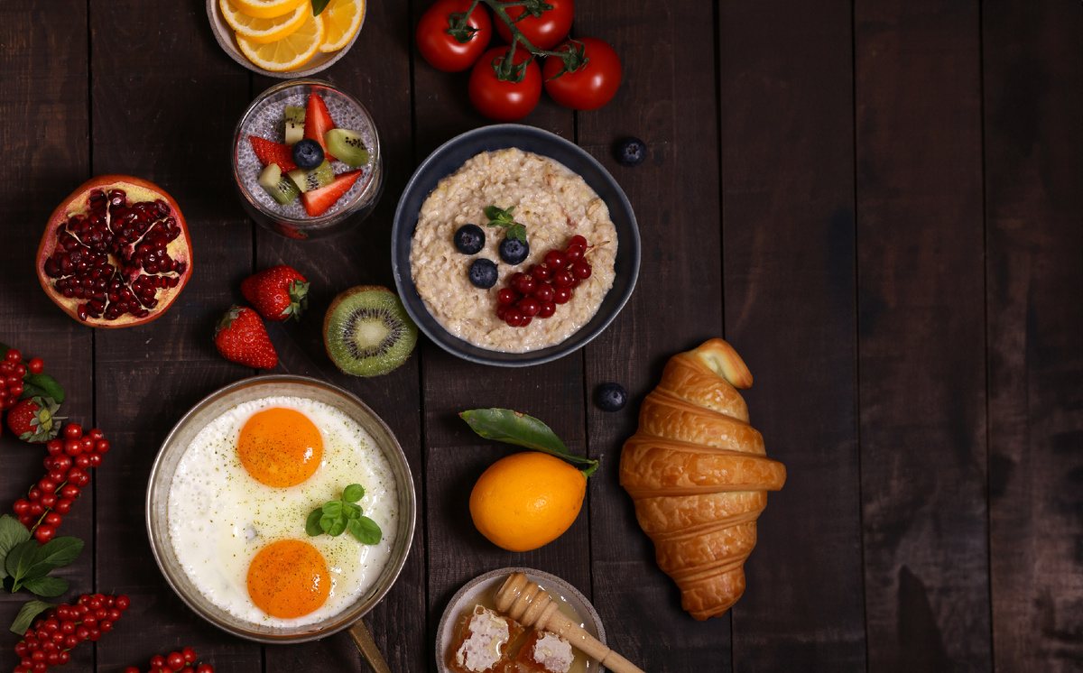 Полезный завтрак - залог хорошего дня.