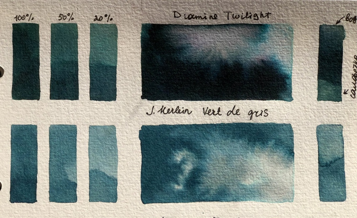 Twilight и vert de gris