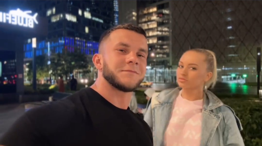 Алексей Горячий и Элина Рахимова (фото из Telegram)