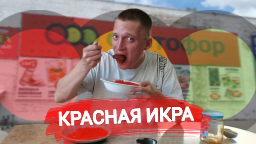 Мы купили красную икру в 