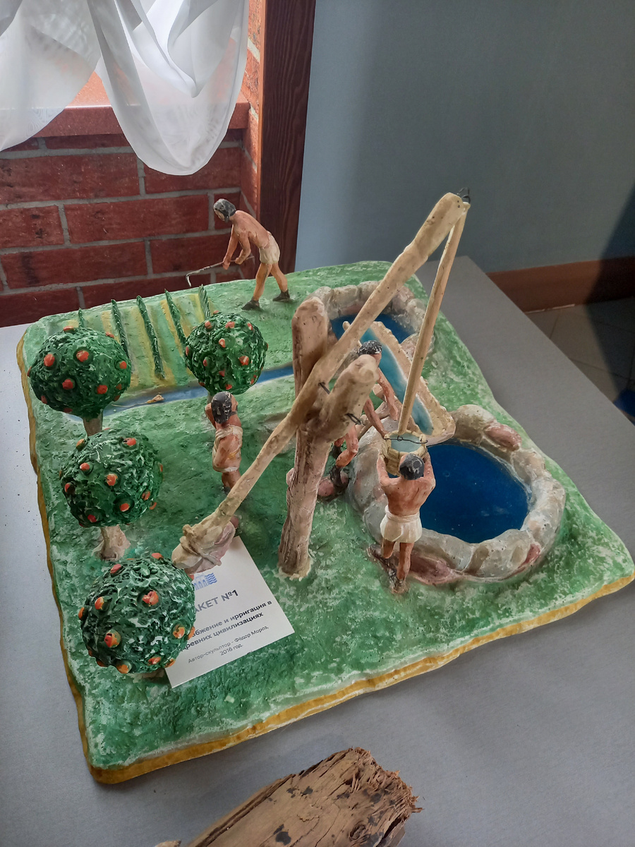 Фрагмент ирригационной системы времён Древнего Египта