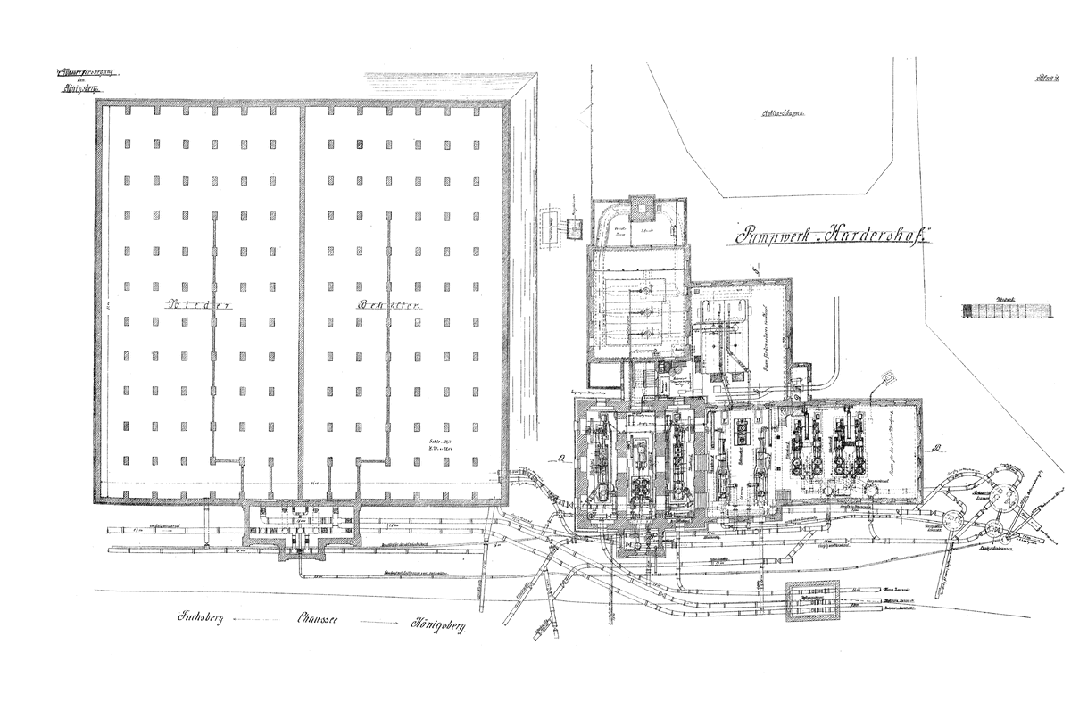 Схема резервуара с чистой водой при Хардерсхофской водонапорной башне (фото с сайта forum-kenig.ru)