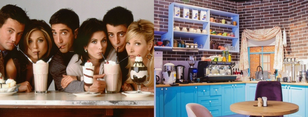 Сериал "Друзья" и кафе в "Гостях у Моники"