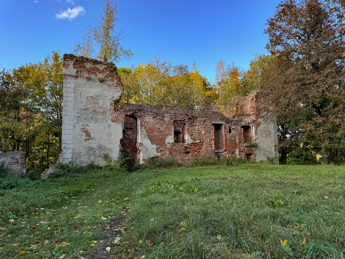 пос. Железнодорожный, Калининградская область. руины замка Гердауэн. Фото Берега Балтики