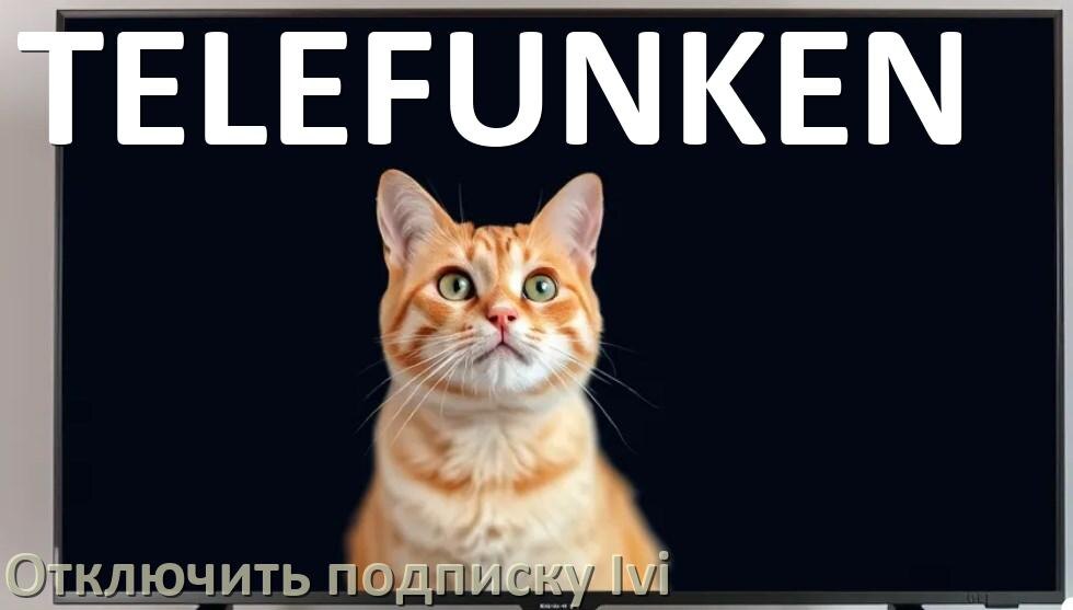 
Как на телевизоре TELEFUNKEN отключить подписку Иви и удалить карту через телефон