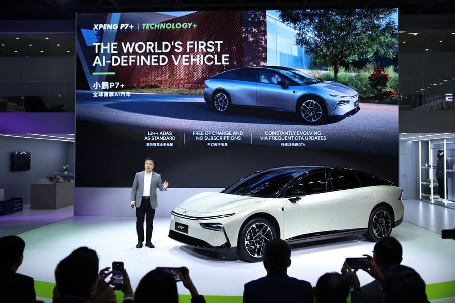    Презентация XPeng P7+.е: китайцы взяли Европу за «Paris Motor Show 2024».