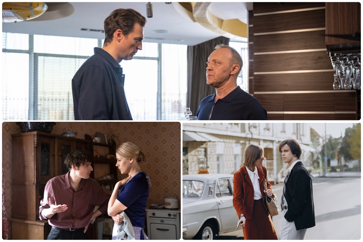 Кадры из сериалов "Тверская. Любой ценой", "Я не могу без тебя" и "Игры". Коллаж автора.