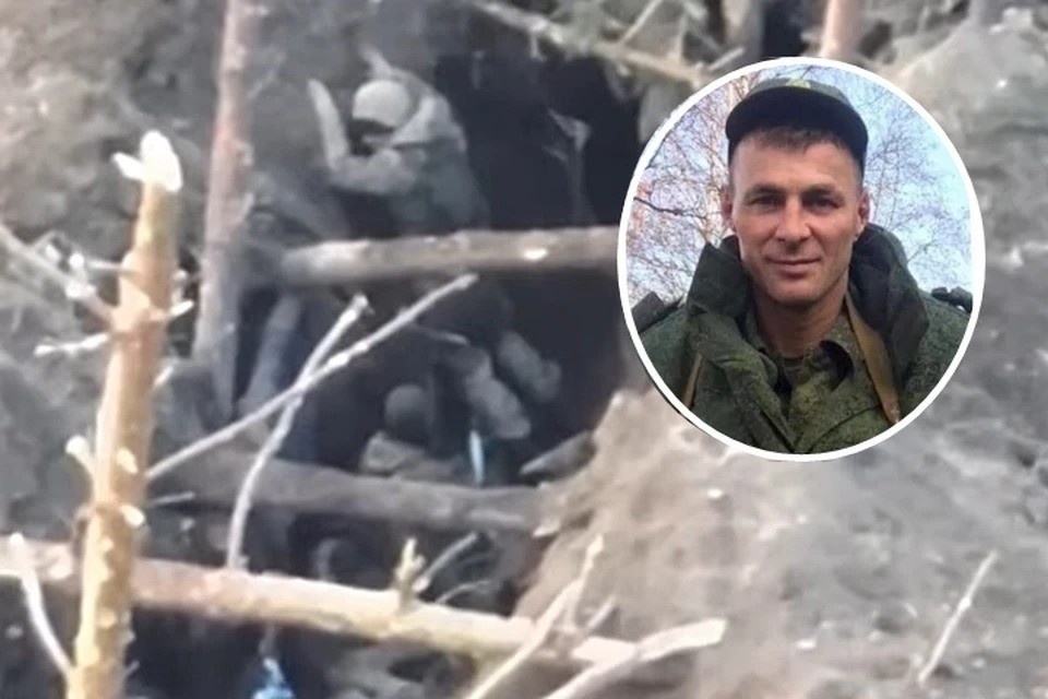    Александр Мальцев в одиночку захватил окоп, геройский поступок сняли с квадракоптера