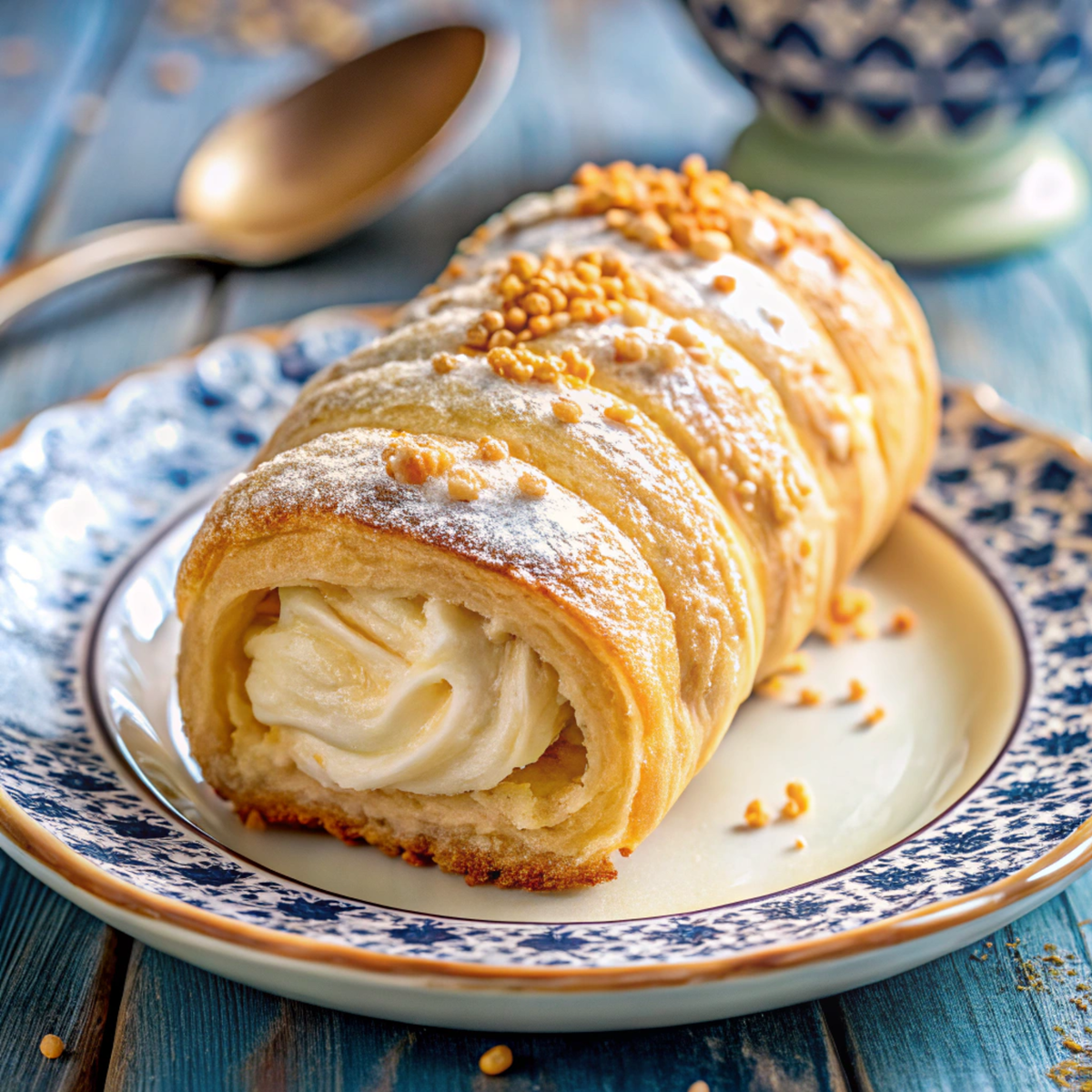 Всего три главных ингредиента и 15 минут! Трубочки из готового слоёного теста со сливочным кремом