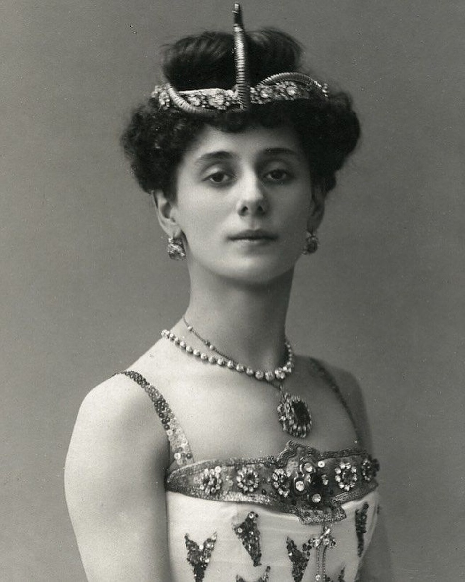 Павлова в образе принцессы Аспиччии, 1910 год