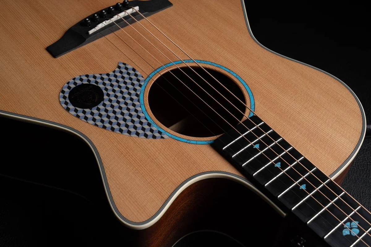 Дизайн трансакустической гитары TYMA TG-5 TE