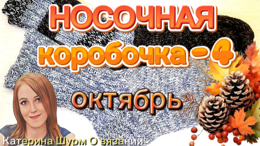 💗 НОСКИ БОЙЦАМ НА СВО🇷🇺 НОСОЧНАЯ КОРОБОЧКА - 4 с Катериной Шурм | ОКТЯБРЬ | 🌟 Как вязала, чем вязала - рассказываю и показываю