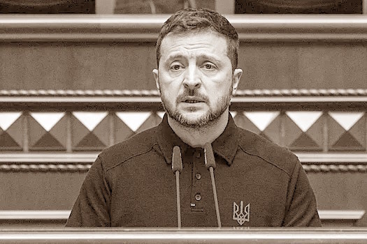 Зеленский с оттенком трагизма