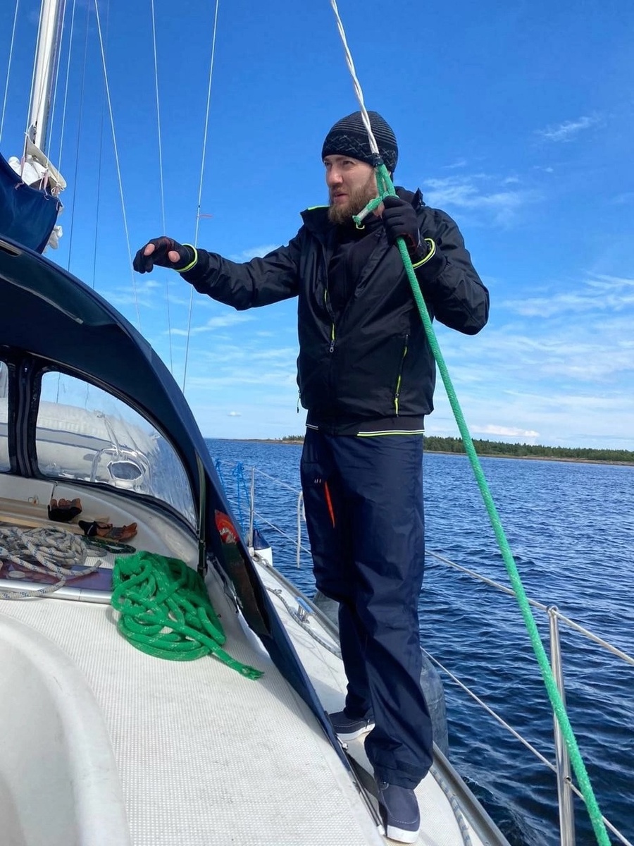 Константин Заводов. Белое море. Яхта «Барон Брамбеус»