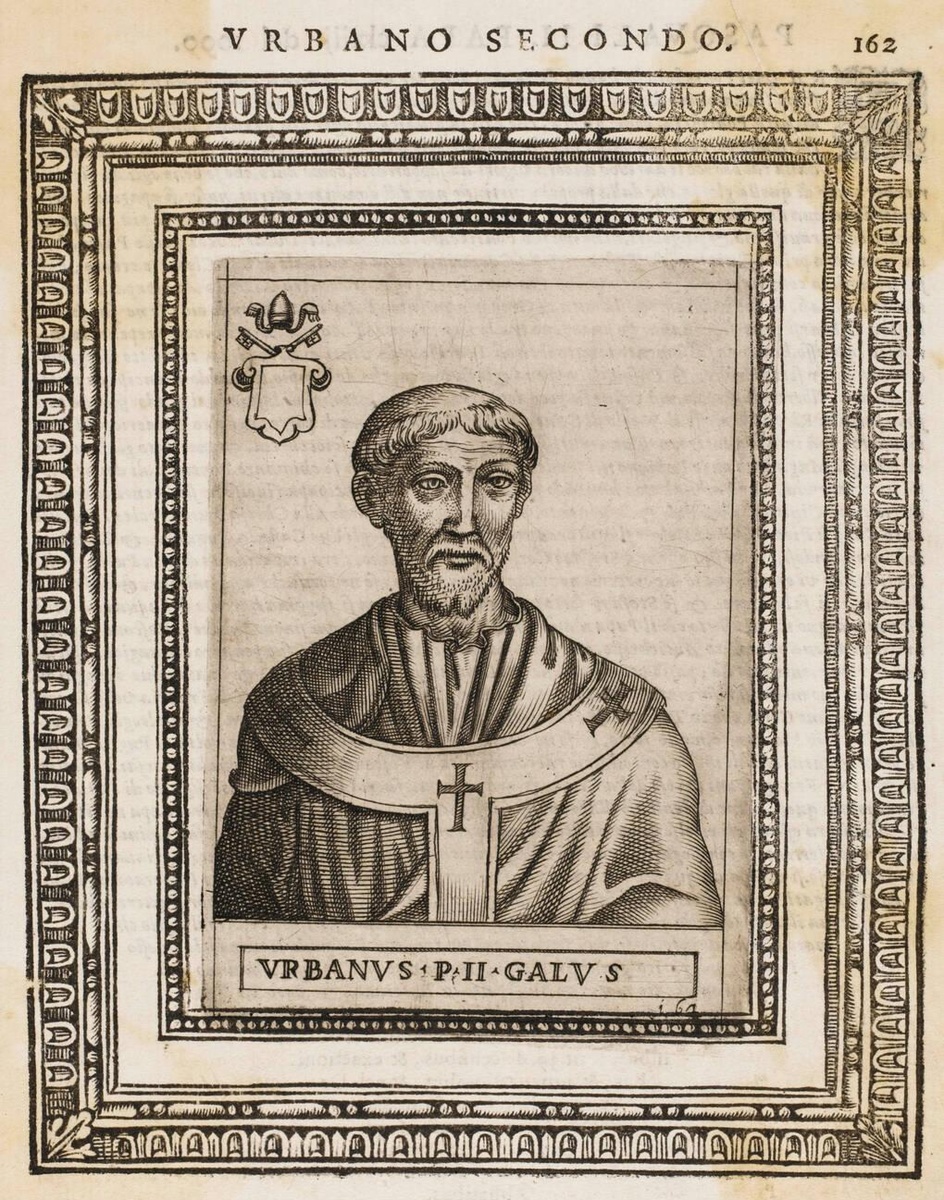 Папа Урбан II. Левый глаз изображен восхитительно! (ох уж эти средневековые портреты)