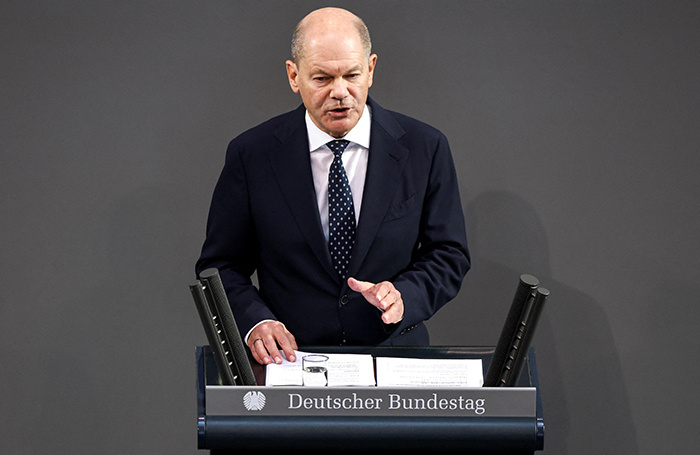    Канцлер Германии Олаф Шольц.Liesa Johannssen/Reuters