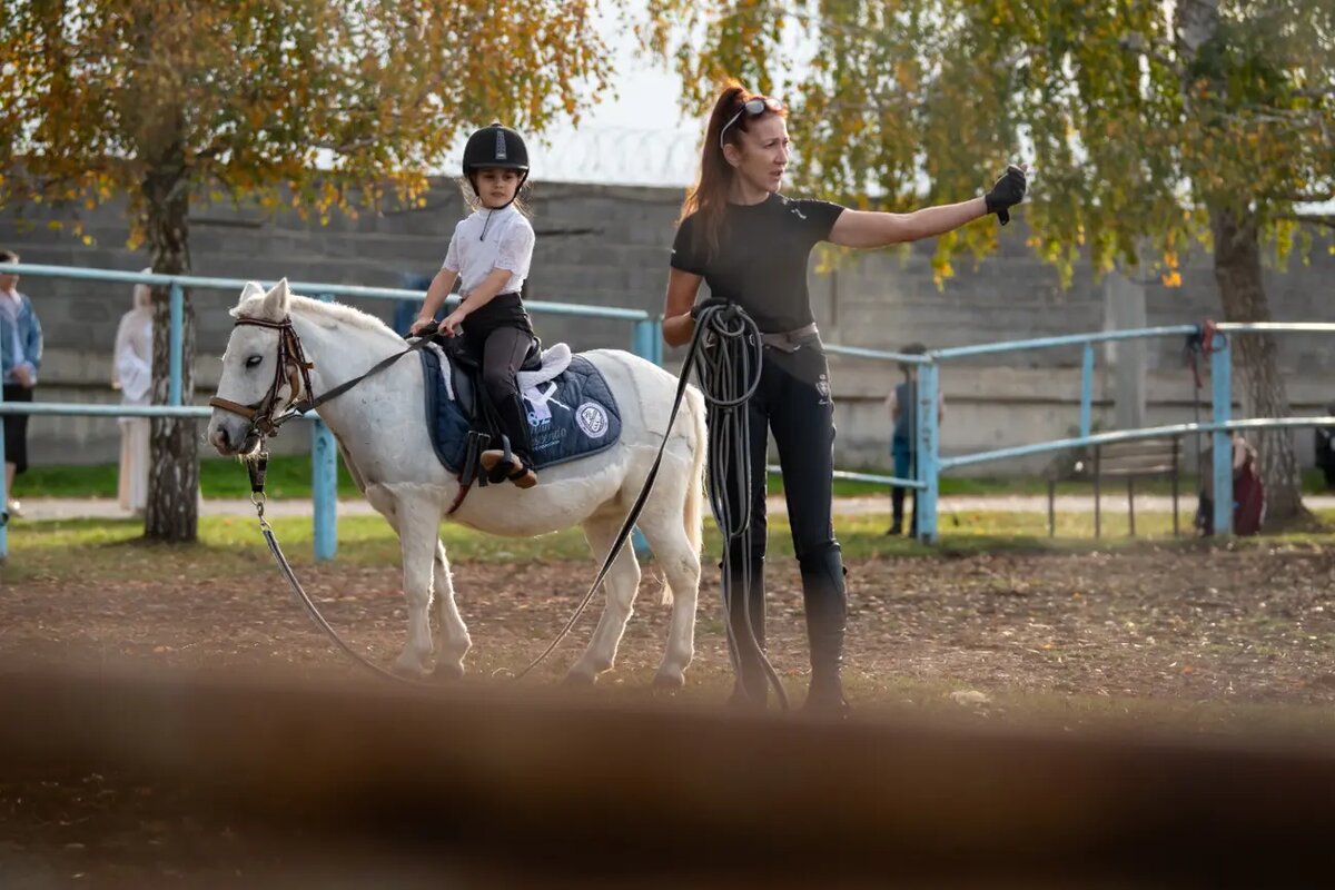 Наталья - тренер по верховой ездеФото:газета "Ингушетия"/Дени Темурзиев