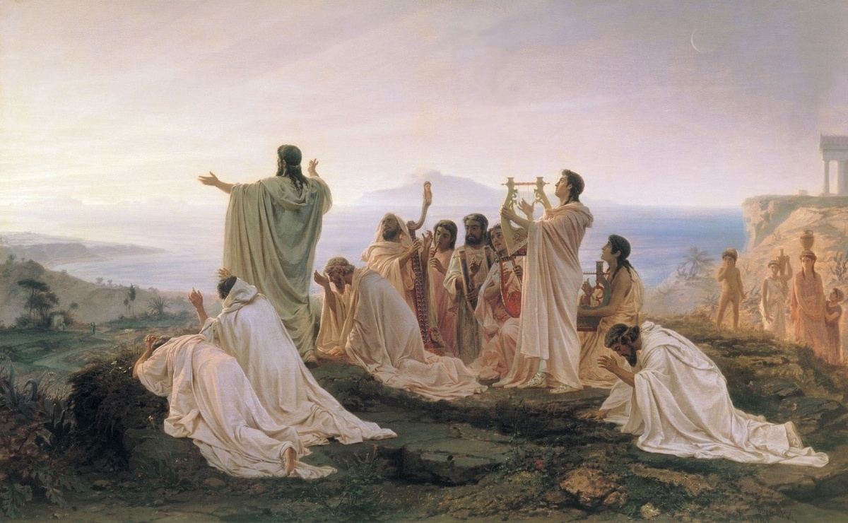 Гимн пифагорейцев восходящему солнцу». Бронников 1869